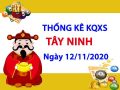 Thống kê XSTN ngày 12/11/2020 – Thống kê loto lô gan xổ số Tây Ninh