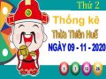 Thống kê XSTTH ngày 9/11/2020 – Thống kê xổ số Thừa Thiên Huế thứ 2
