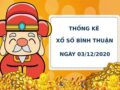 Thống kê thống kê kết quả XS Bình Thuận ngày 03/12/2020