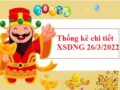Thống kê chi tiết XSDNG 26/3/2022 hôm nay