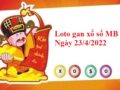 Loto gan xổ số miền Bắc ngày 23/4/2022 hôm nay