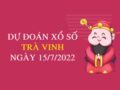 Dự đoán kết quả xổ số Trà Vinh ngày 15/7/2022 hôm nay