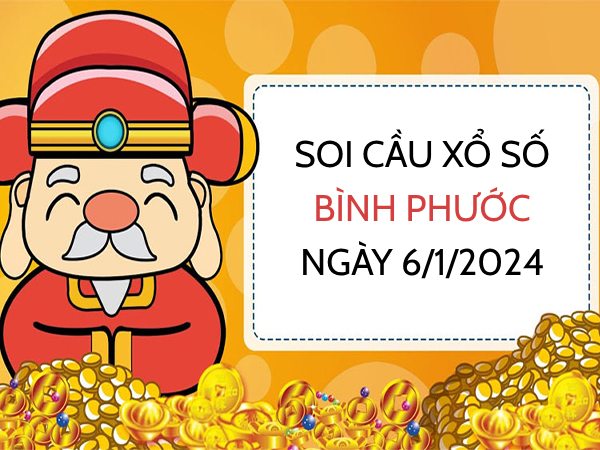 Thống Kê KQ xổ số Bình Phước ngày 6/1/2024 thứ 7 hôm nay