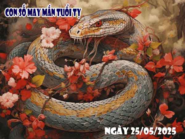 Con số phát tài tuổi Tỵ ngày 25/5/2025 chủ nhật hôm nay