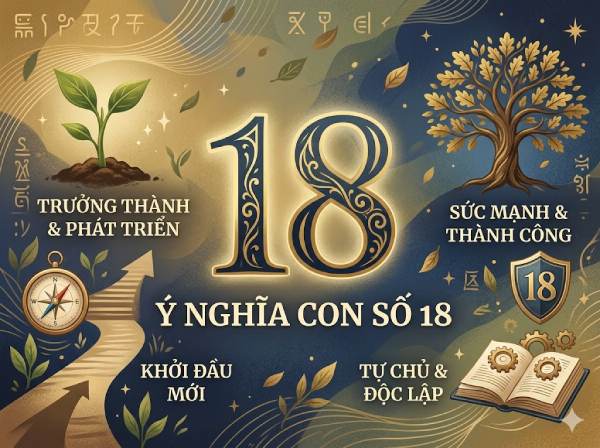 Tham khảo ý nghĩa số 18 trong phong thủy và kinh dịch