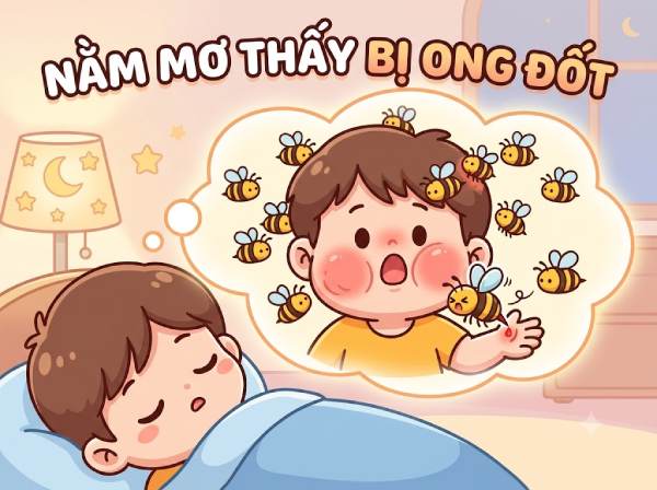 Nằm mơ thấy bị ong đốt là điềm lành hay dữ, số gì hên?