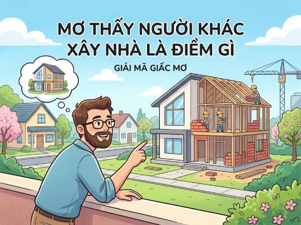 Nằm mơ thấy người khác xây nhà tốt hay xấu, số gì hên?