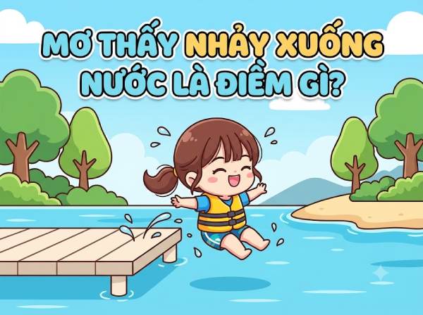 Nằm mơ thấy nhảy xuống nước là điềm báo gì, số gì may?