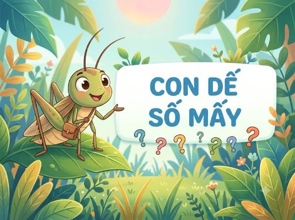 Phân tích con dế số mấy, số bao nhiêu, số gì mang tài khí?
